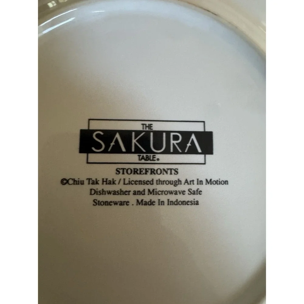 Vins De Bourgogne Sakura French Bistro Plate By Chiu Tak Hak Art In Motion